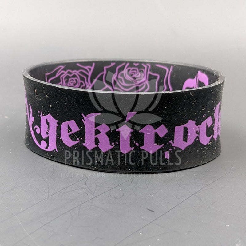 BanG Dream! × Gekirock Clothing - Rubber Wristband - Roselia