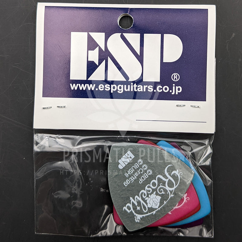 BanG Dream! × ESP - Guitar Pick - Full Set of Roselia (Blue Roses in Harmony ver.)