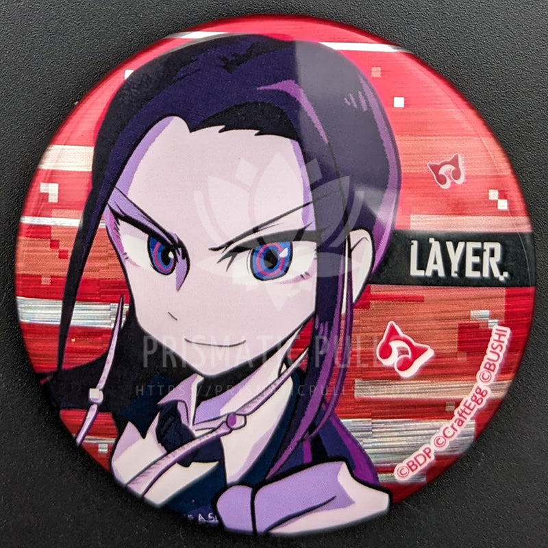 BanG Dream! OVERKILL LIVE - Can Badge - LAYER (Hologram ver.)