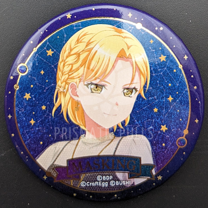 BanG Dream! - Twinkle Party Can Badge - MASKING (Masuki Sato) (Hologram ver.)