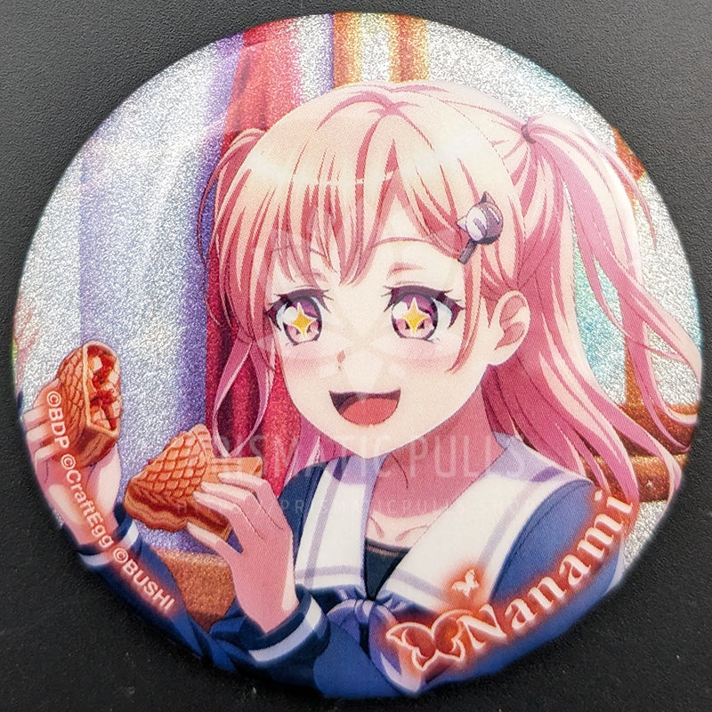 BanG Dream! - Glitter Can Badge - Nanami Hiromachi ("Analysis of Harmony and Change")