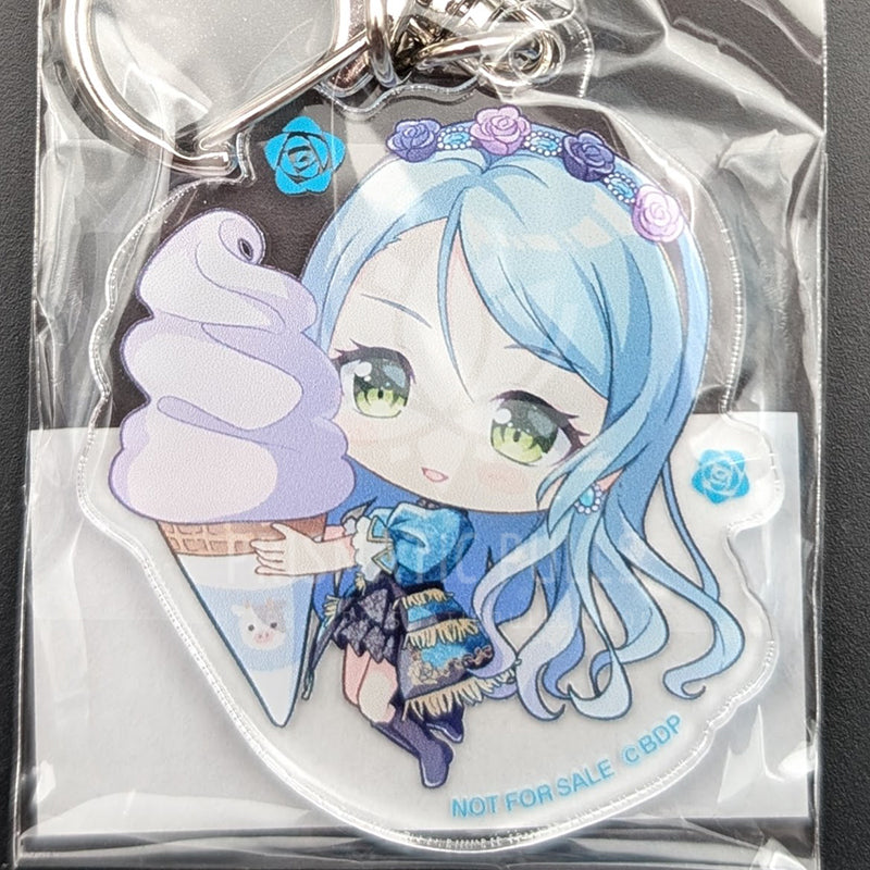 BanG Dream! Roselia "Rosenchor" LIVE - Acrylic Keychain - Sayo Hikawa (Chibi ver.)
