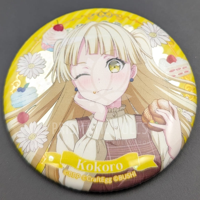 BanG Dream! - Hologram Can Badge - Kokoro Tsurumaki (Sweets×Flower Tea Party! ver.)