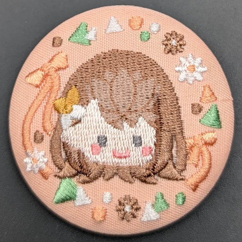 Project SEKAI - Embroidery Can Badge - Minori Hanasato
