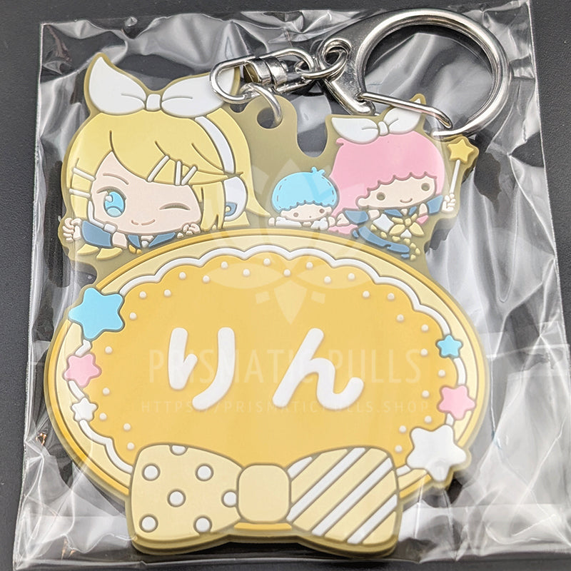 Project SEKAI × Sanrio - Rubber Keychain - Rin Kagamine
