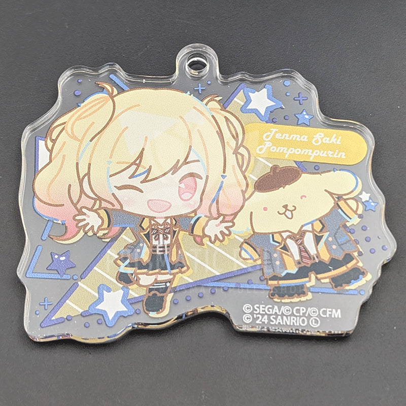 Project SEKAI × Sanrio - Chibi Acrylic Keychain - Saki Tenma