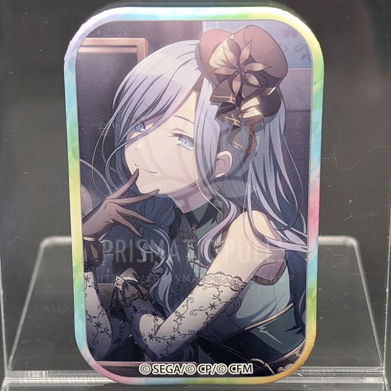 Project SEKAI - Square Can Badge - Shizuku Hinomori ("At This Festival Bathed in Twilight" trained ver.)