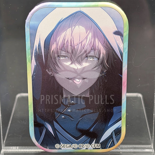 Project SEKAI - Square Can Badge - Akito Shinonome ("At This Festival Bathed in Twilight" trained ver.)