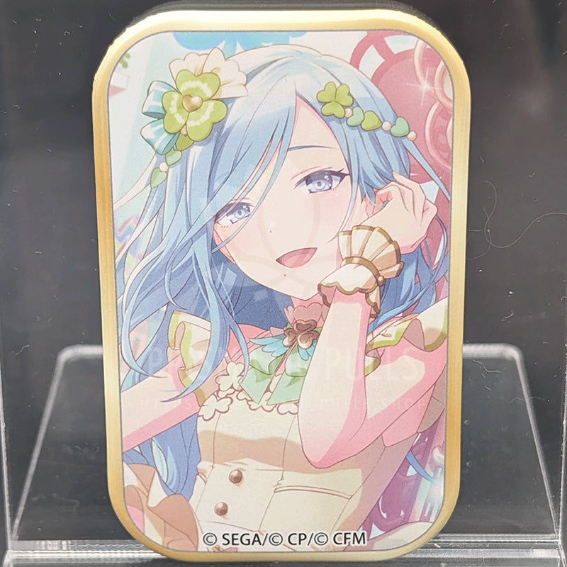 Project SEKAI - Square Can Badge - Shizuku Hinomori ("Dear Me, From Back Then" trained ver.)