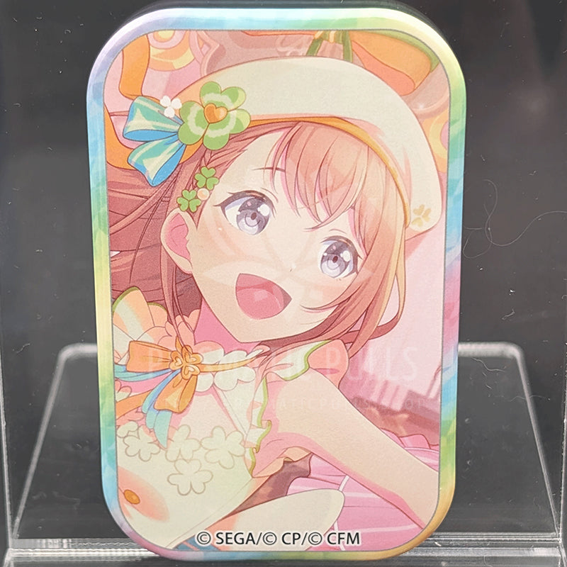 Project SEKAI - Square Can Badge - Minori Hanasato ("Dear Me, From Back Then" trained ver.)