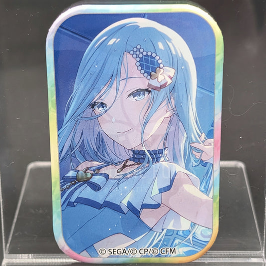 Project SEKAI - Square Can Badge - Shizuku Hinomori ("Chasing The Sparkle Beyond the Blue Sky" trained ver.)