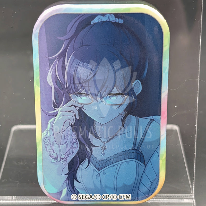 Project SEKAI - Square Can Badge - Mafuyu Asahina ("And Now, I Wear This Ribbon" trained ver.)