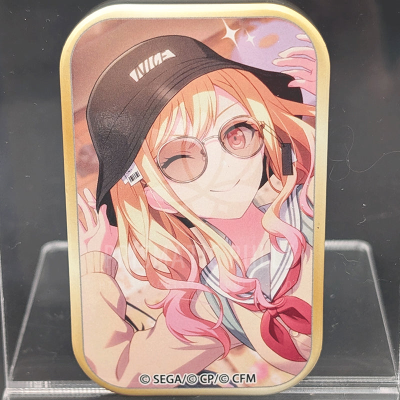 Project SEKAI - Square Can Badge - Saki Tenma ("One Small Trip Before a Big Journey")