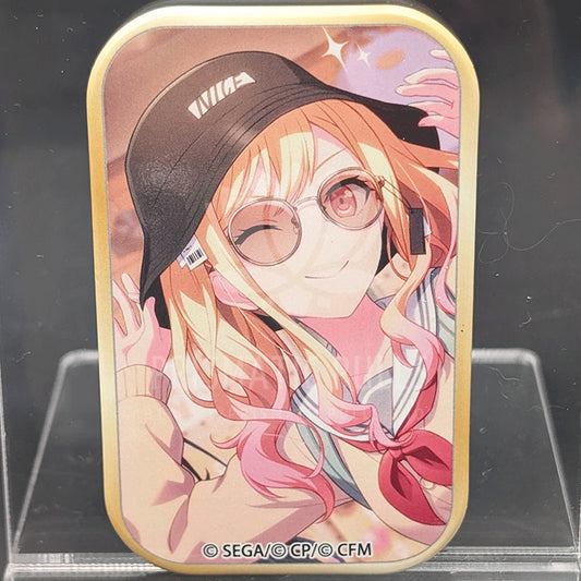 Project SEKAI - Square Can Badge - Saki Tenma ("One Small Trip Before a Big Journey")