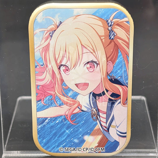 Project SEKAI - Square Can Badge - Saki Tenma ("One Small Trip Before a Big Journey" trained ver.)