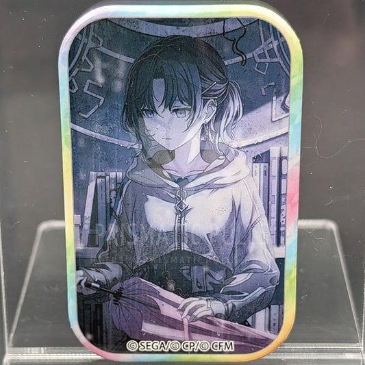 Project SEKAI - Square Can Badge - Mafuyu Asahina ("We Escape to Survive" trained ver.)