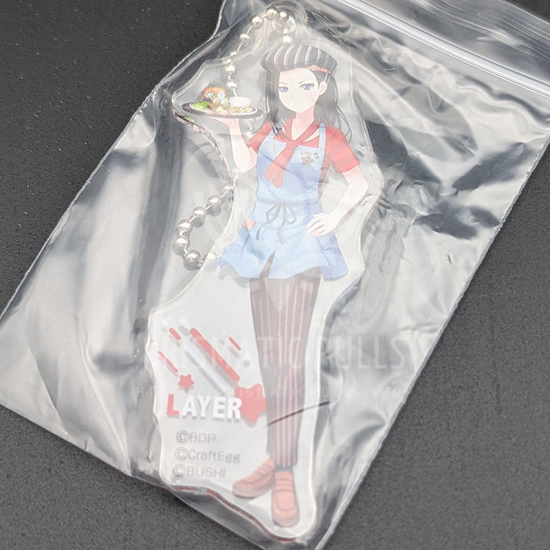 BanG Dream! Cafe 2022 - Acrylic Keychain - LAYER (Rei Wakana) (KV ver.)
