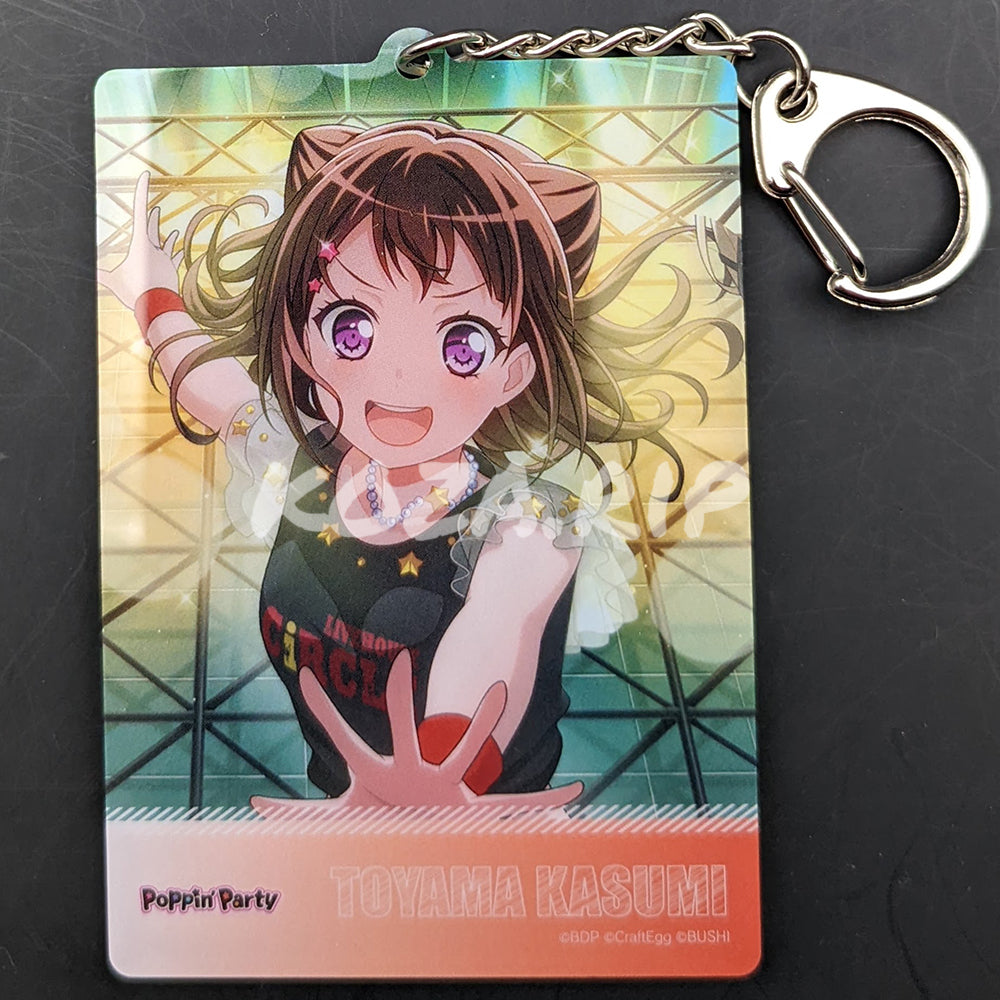 BanG Dream! - Double-Sided Acrylic Keychain - Kasumi Toyama ("FUN! FUN! CiRCLING FIVESTAR!")