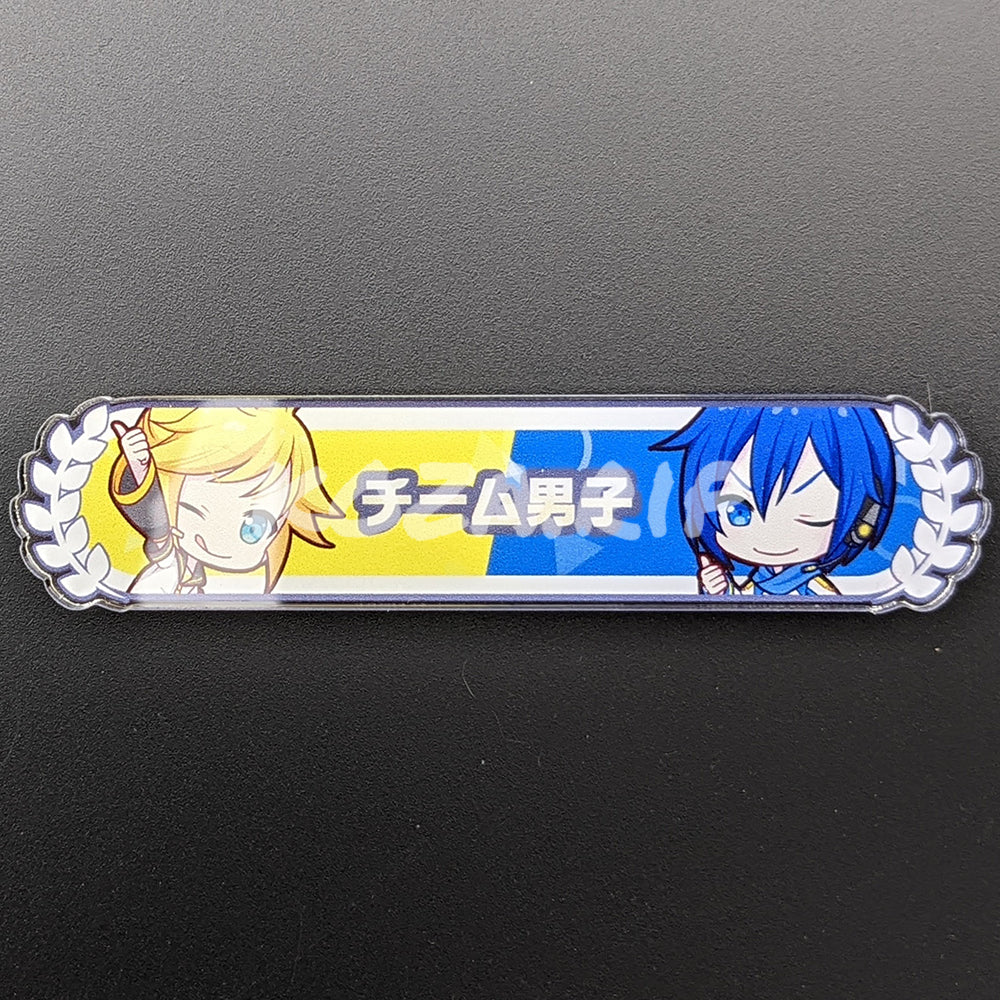 Project SEKAI - Kizuna Rank Acrylic Badge - Len Kagamine & KAITO