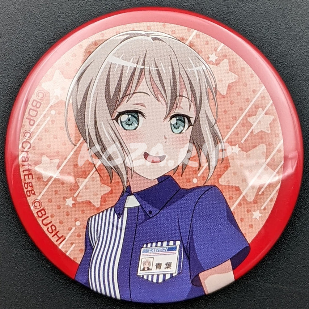 BanG Dream! × Lawson 2017 - Can Badge - Moca Aoba (Key Visual ver.)