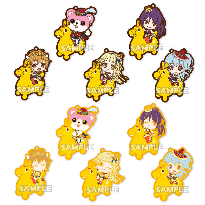 BanG Dream! × Rody - Rubber Keychain - Hagumi Kitazawa ("Band color" ver.)