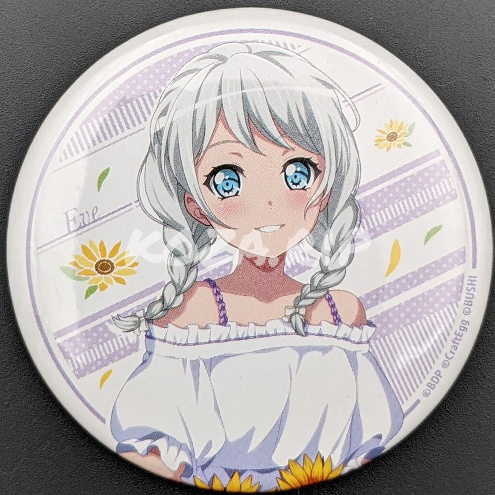 BanG Dream! - Can Badge - Eve Wakamiya (Sunflower ver.)