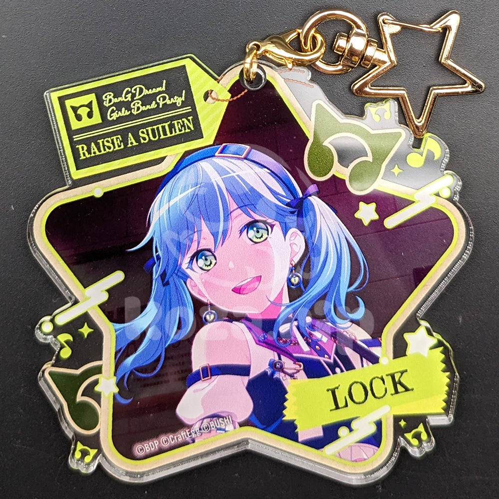 BanG Dream! - Large Star Acrylic Keychain - LOCK (Rokka Asahi) ("outside/inside")