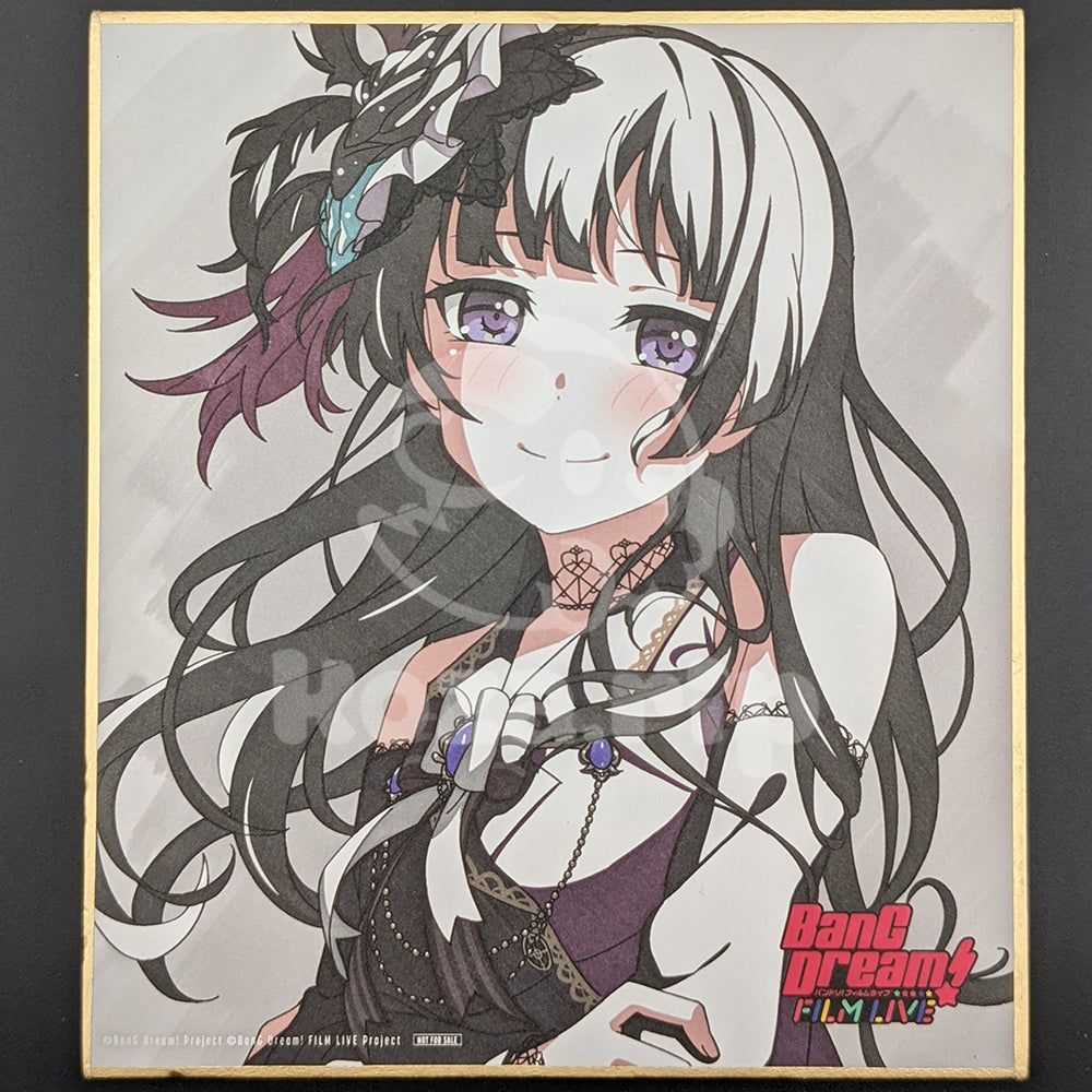 BanG Dream! FILM LIVE - Mini Shikishi - Rinko Shirokane