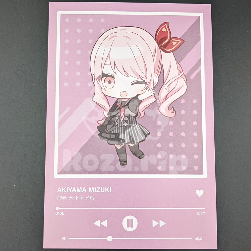 Project SEKAI - Postcard - Mizuki Akiyama (Misumi ver.)