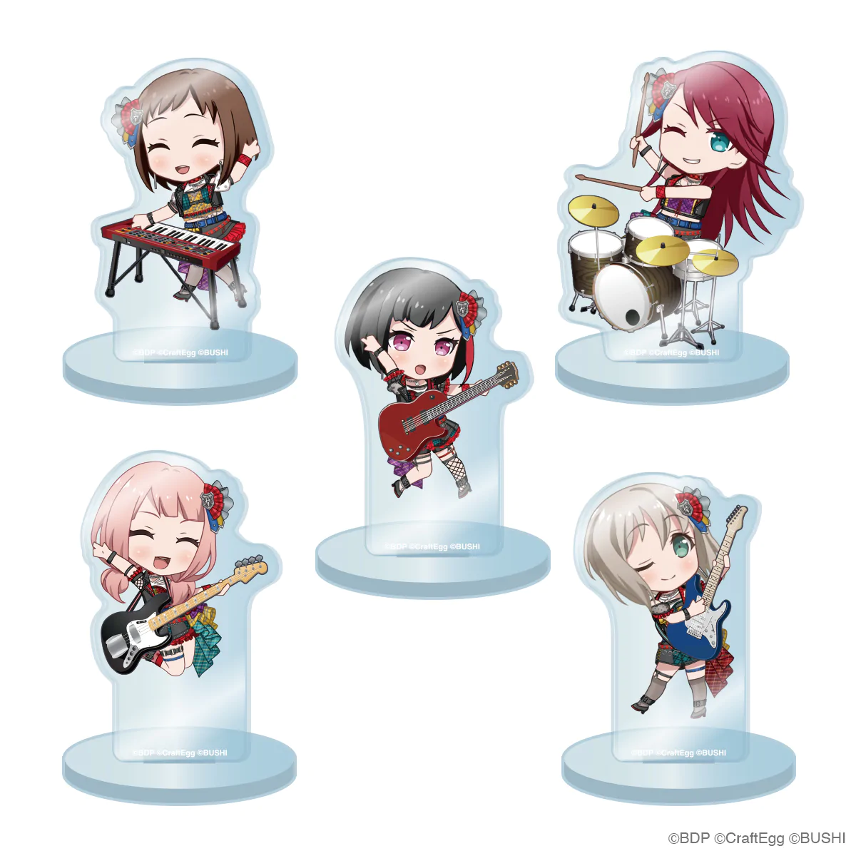 BanG Dream! - Chibi Acrylic Stand - Tsugumi Hazawa ("Fiery Adolescence")