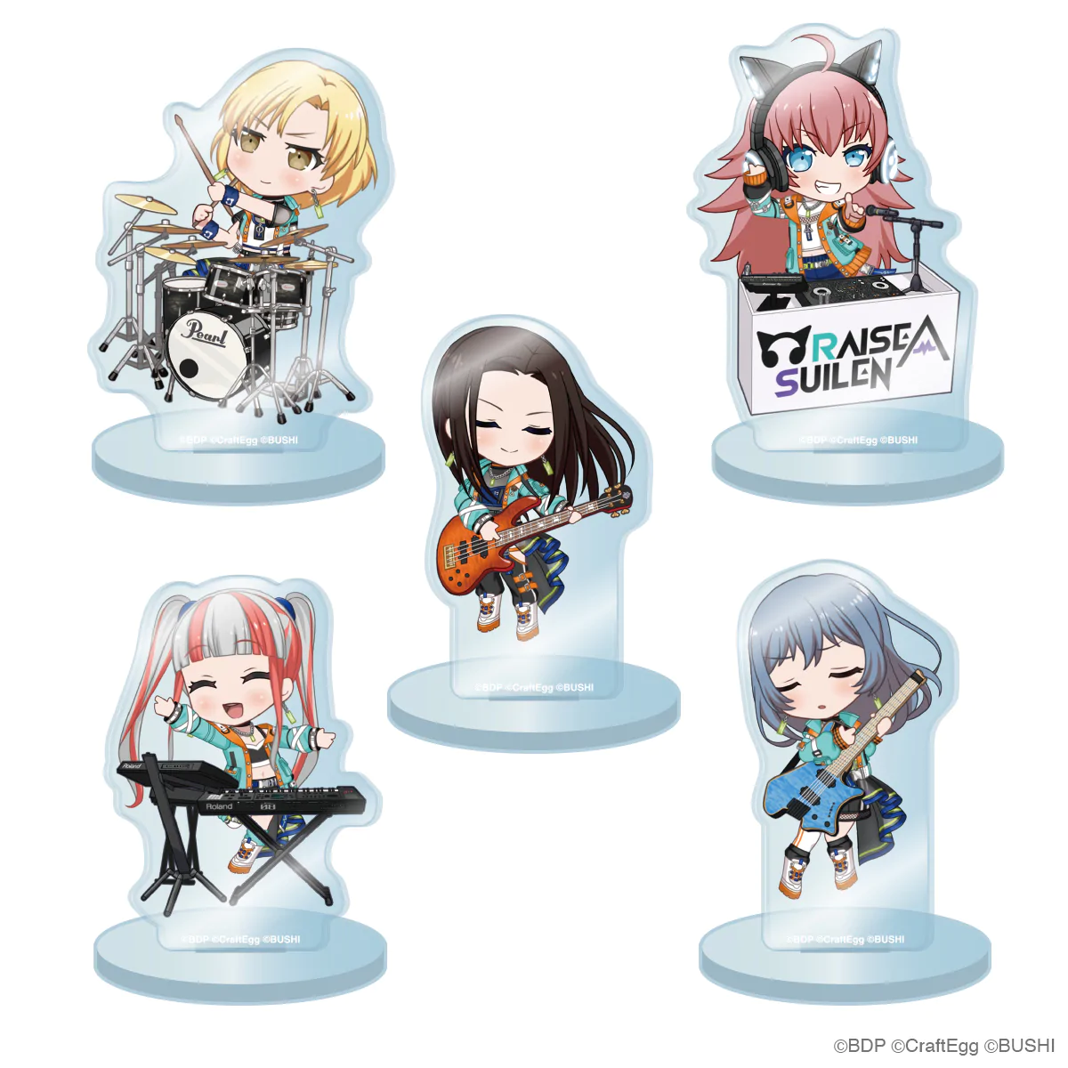 BanG Dream! - Chibi Acrylic Stand - LOCK (Rokka Asahi) ("Dog Fight!")