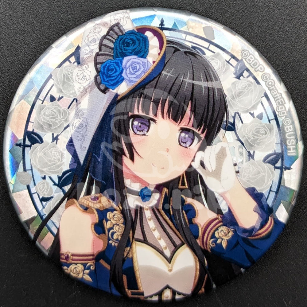BanG Dream! Episode of Roselia LIVE - Can Badge - Rinko Shirokane (Hologram ver.)