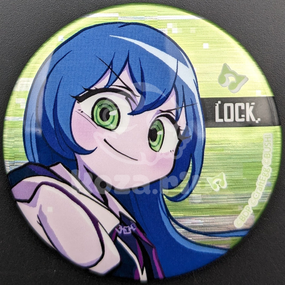 BanG Dream! OVERKILL LIVE - Can Badge - LOCK (Rokka Asahi) (Hologram ver.)