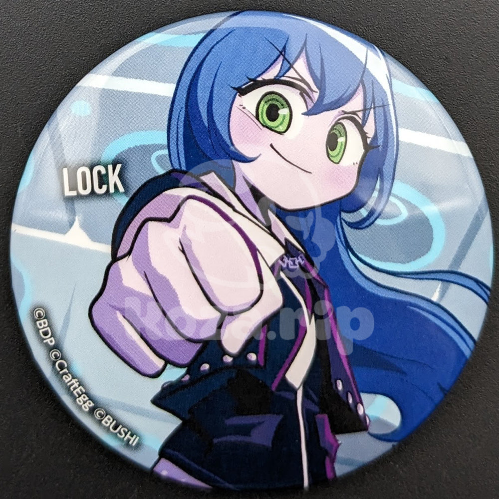 BanG Dream! OVERKILL LIVE - Can Badge - LOCK (Rokka Asahi)