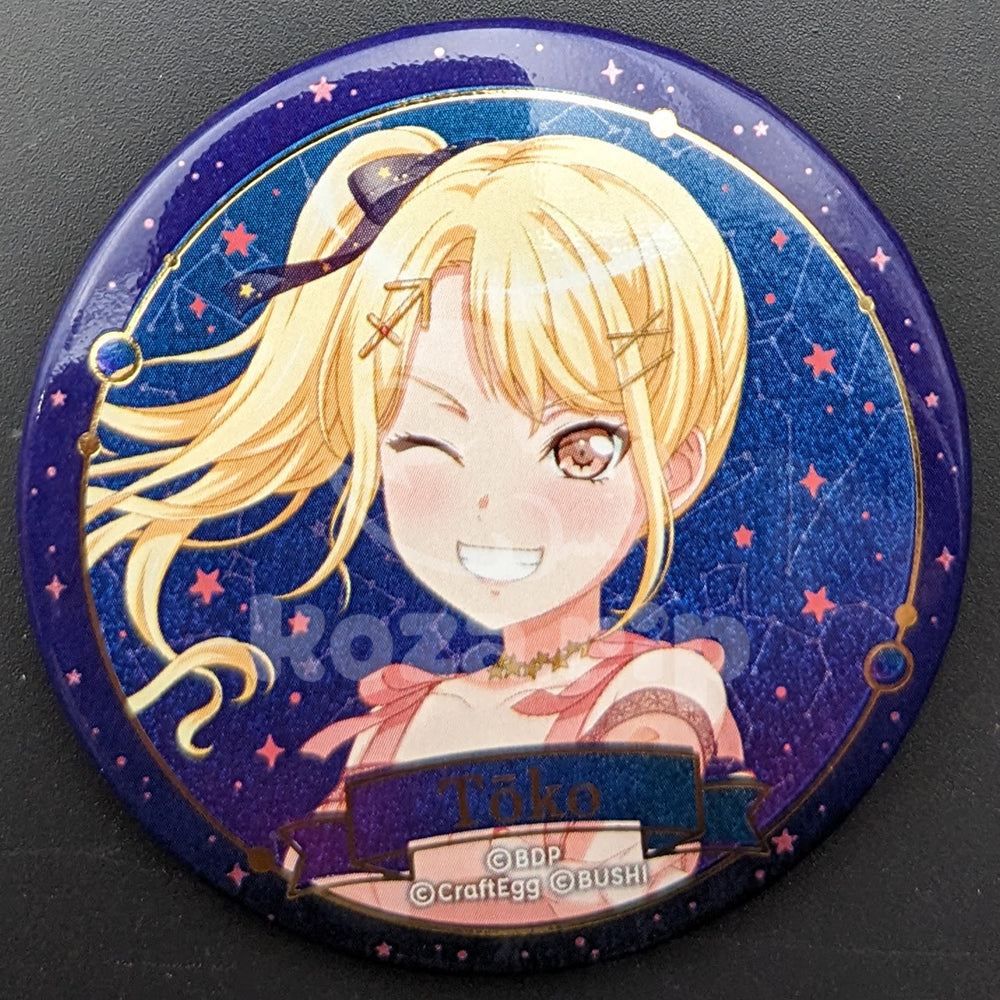 BanG Dream! - Twinkle Party Can Badge - Toko Kirigaya (Hologram ver.)