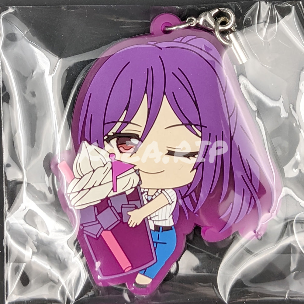BanG Dream! - Mugyutto Rubber Keychain - Kaoru Seta ("Drink" ver.)