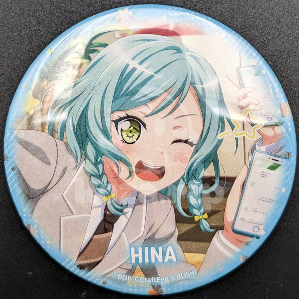 BanG Dream! - Large Hologram Can Badge - Hina Hikawa ("Dreamy Colors♪ Pastel Fan Road")