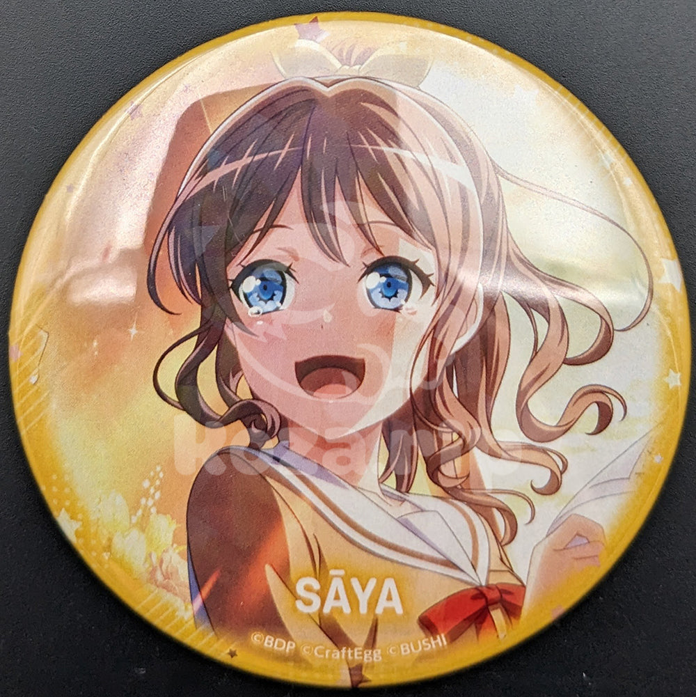 BanG Dream! - Large Hologram Can Badge - Saya Yamabuki ("Welcome to Open School!")