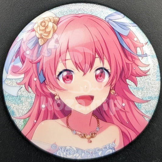 Project SEKAI - Glitter Can Badge - Airi Momoi ("Wishing to the Blue Sky for Your Happiness!" trained ver.)