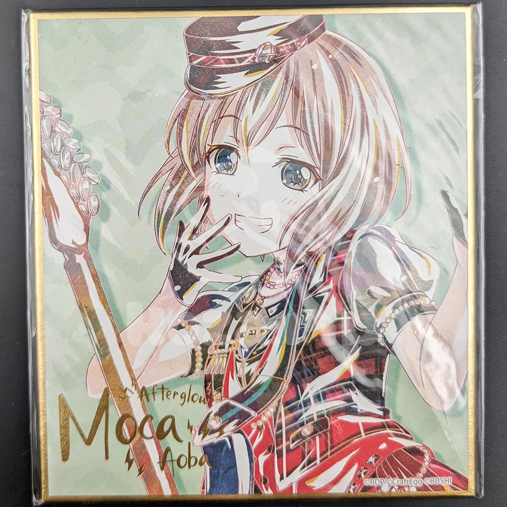 BanG Dream! × Ani-Art - Mini Shikishi - Moca Aoba (2020 Foil Stamp ver.)