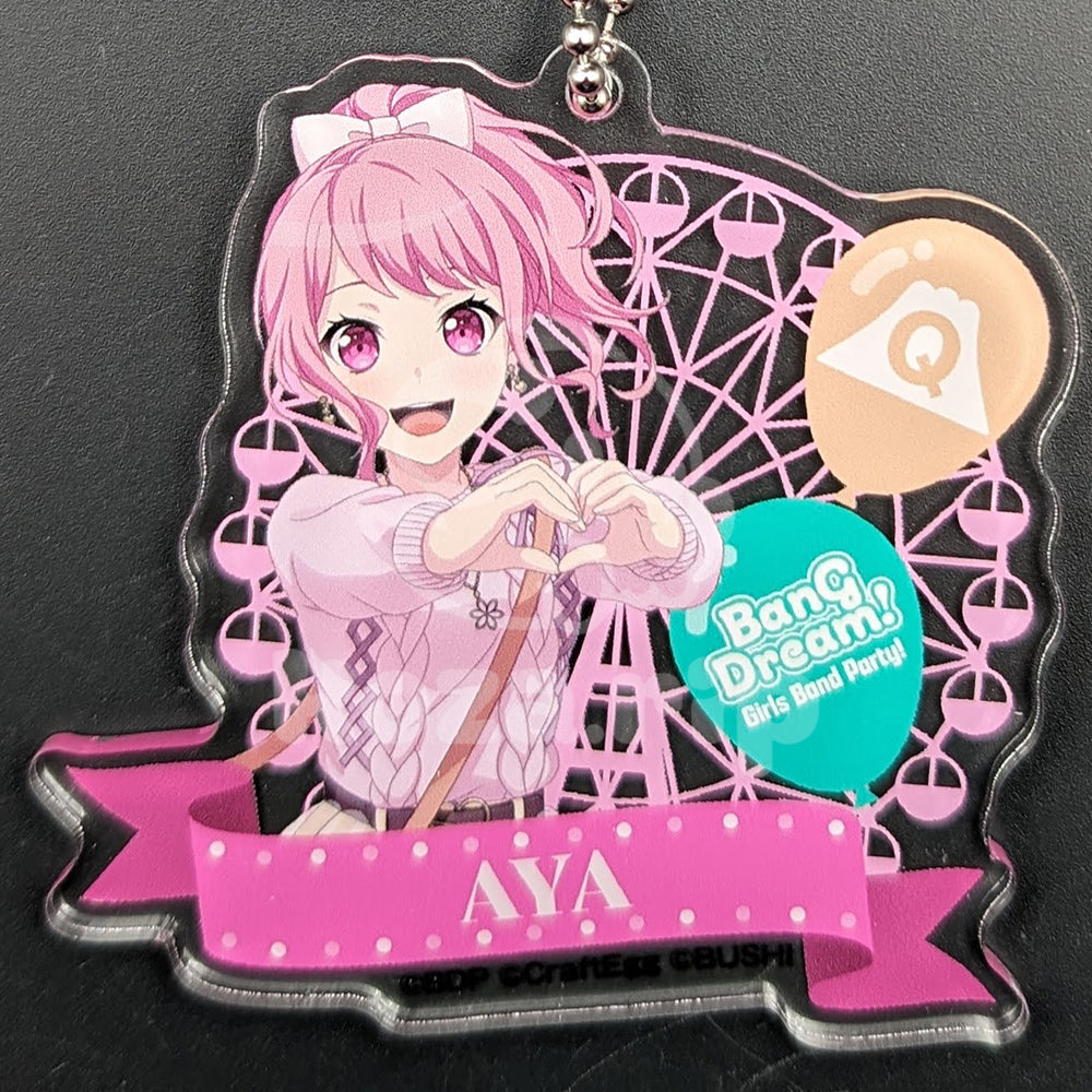 BanG Dream! × Fuji-Q 2023 - Acrylic Keychain - Aya Maruyama
