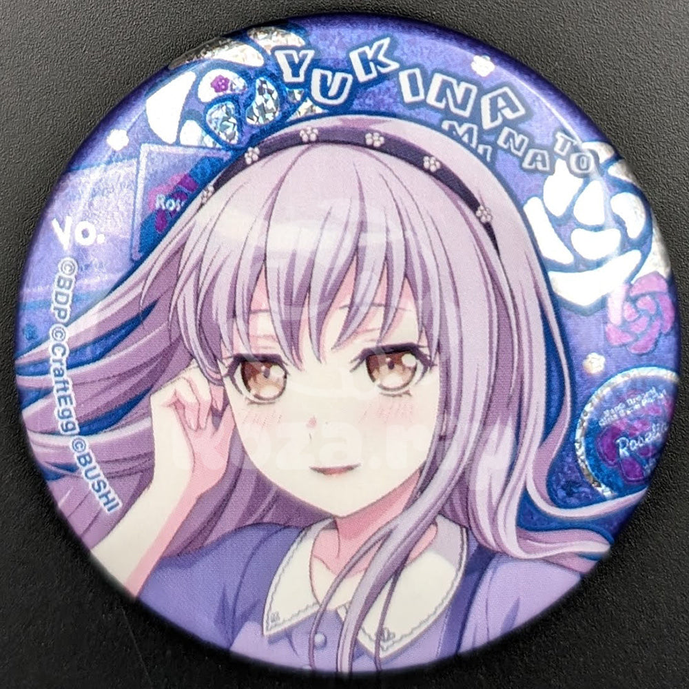BanG Dream! × Village Vanguard - Hologram Can Badge - Yukina Minato