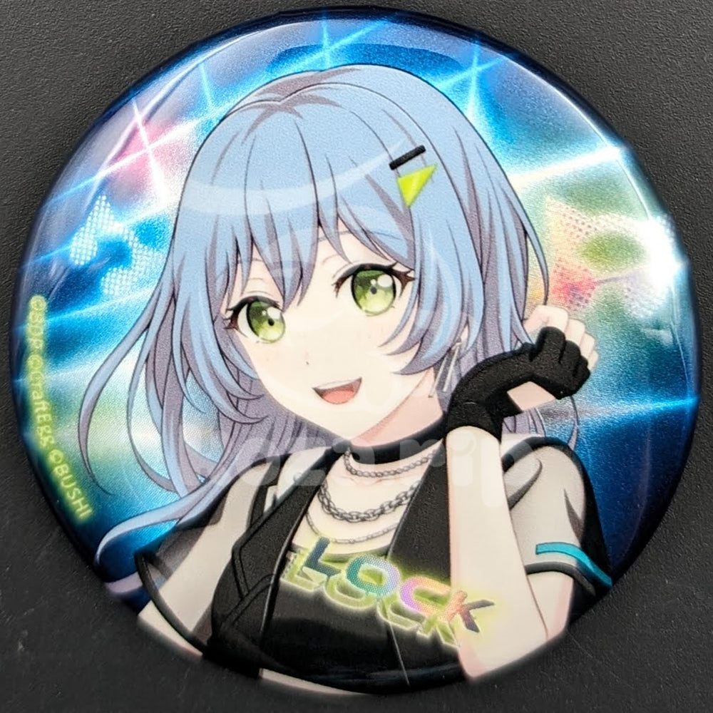 BanG Dream! EXCLAMATION HIGHLAND 2023 LIVE - Hologram Can Badge - LOCK (Rokka Asahi)