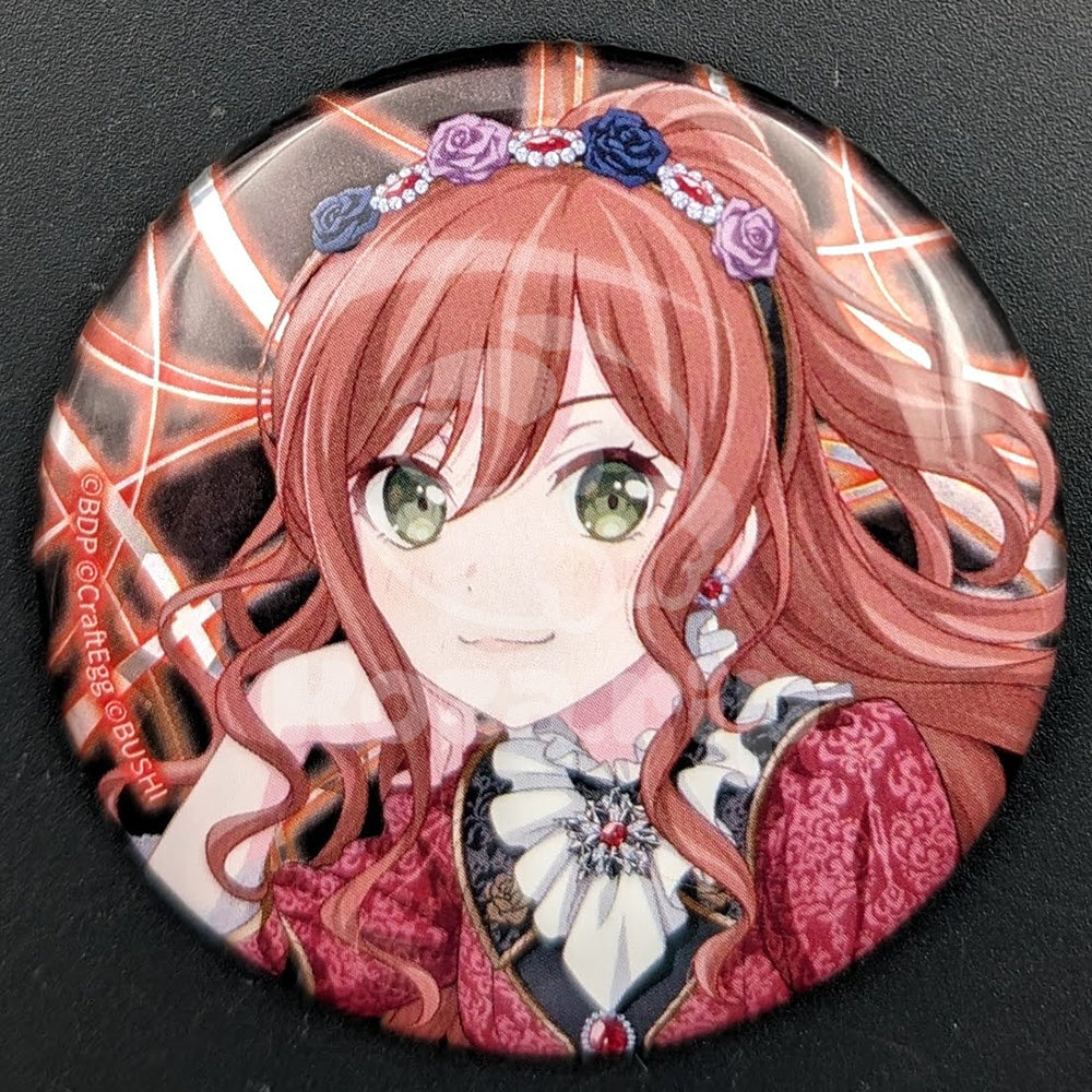 BanG Dream! Roselia "Farbe" LIVE - Hologram Can Badge - Lisa Imai