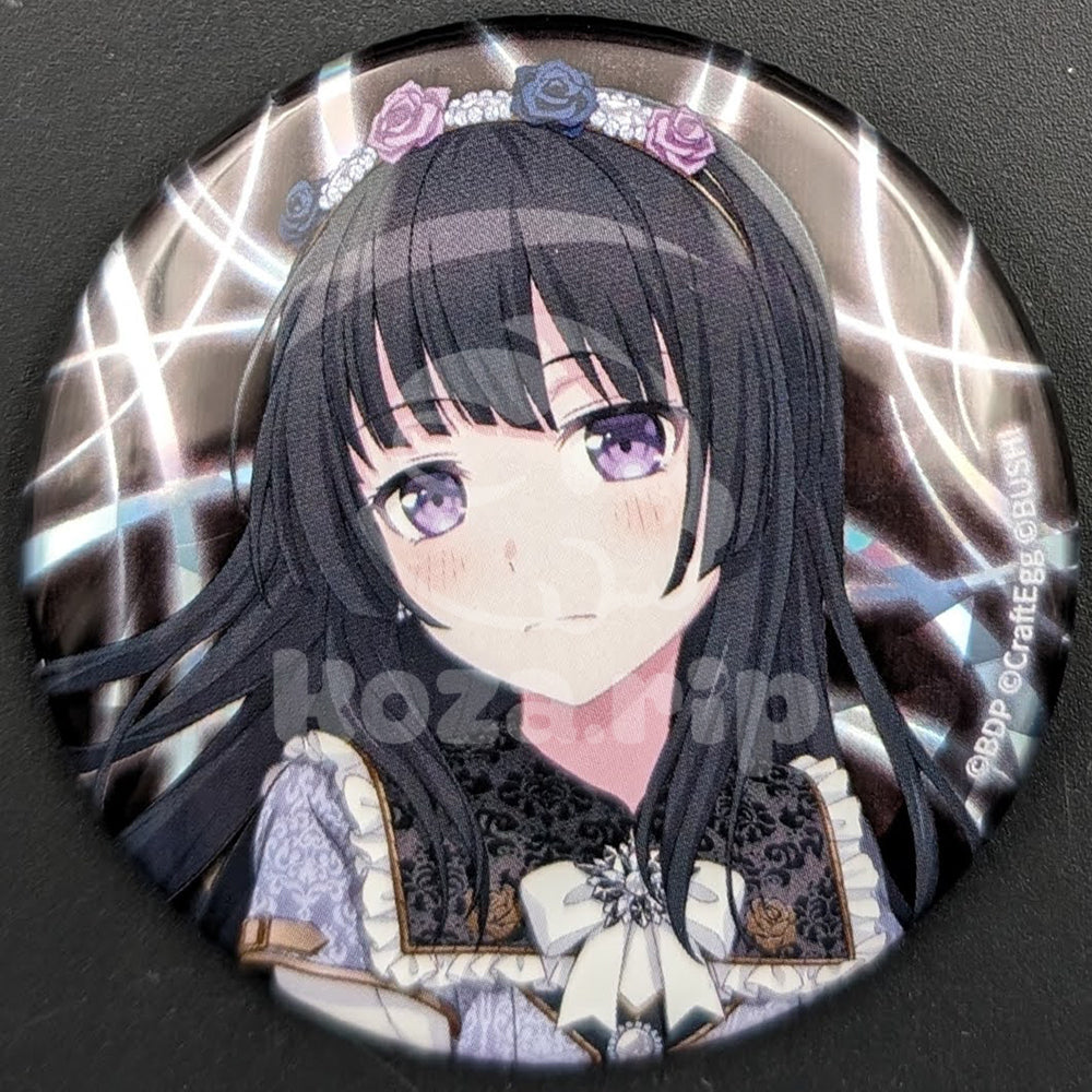 BanG Dream! Roselia "Farbe" LIVE - Hologram Can Badge - Rinko Shirokane