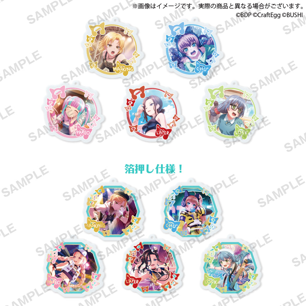 BanG Dream! - Capsule Acrylic Keychain - LOCK (Rokka Asahi)