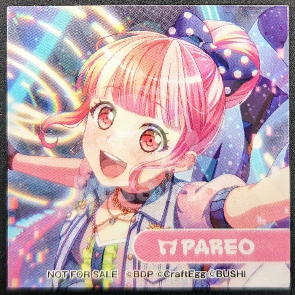 BanG Dream! - Hologram Sticker - PAREO (Reona Nyubara) ("NO LIMIT!!!")