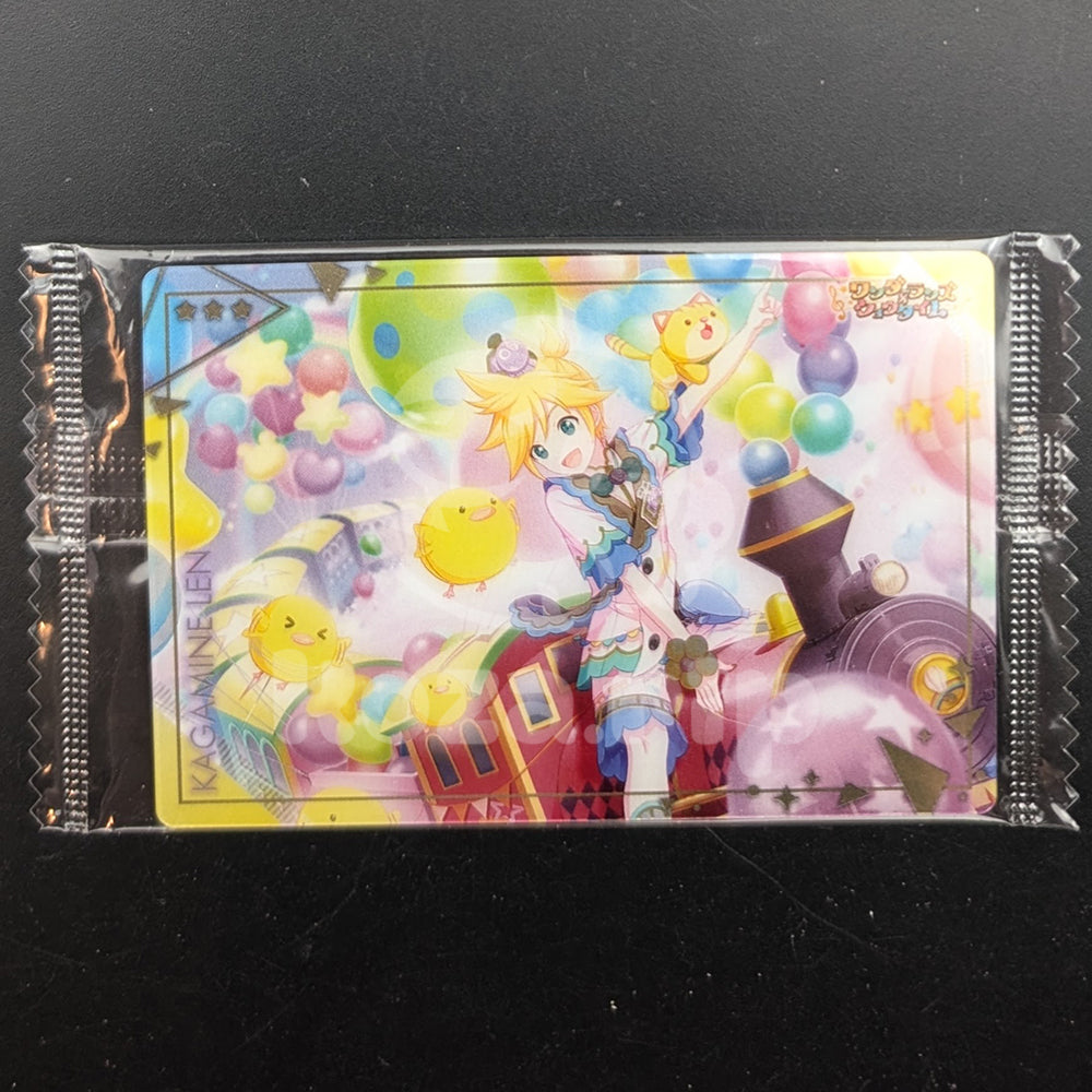 Project SEKAI - Wafer Card Series 6 - 16/25 - Len Kagamine (Wonderlands x Showtime ver.)