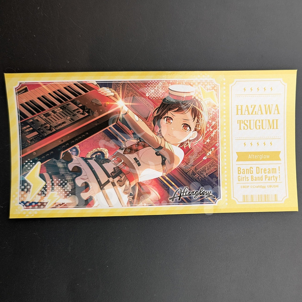 BanG Dream! - Ticket Sticker - Tsugumi Hazawa ("Spotlight Assertion")