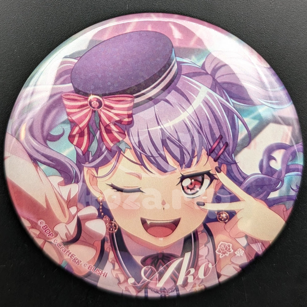 BanG Dream! - Large Hologram Can Badge - Ako Udagawa ("Backstage Pass 4")